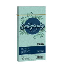 Busta Calligraphy Remake -  110 x 220 mm - 120 gr - acquamarina - Favini - conf. 25 pezzi Busta Calligraphy Remake -  110 x 220 mm - 120 gr - acquamarina - Favini - conf. 25 pezzi