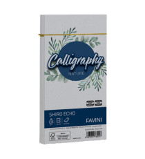 Busta Calligraphy Shiro Eco -  110 x 220 mm - 120 gr - cenere - Favini - conf. 25 pezzi Busta Calligraphy Shiro Eco -  110 x 220 mm - 120 gr - cenere - Favini - conf. 25 pezzi