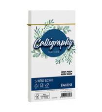 Busta Calligraphy Shiro Eco -  110 x 220 mm - 120 gr - gesso - Favini - conf. 25 pezzi Busta Calligraphy Shiro Eco -  110 x 220 mm - 120 gr - gesso - Favini - conf. 25 pezzi