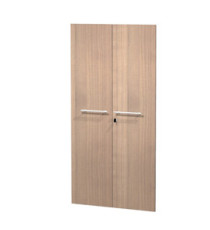 Coppia ante Prestige - per mobile medio/alto - con serratura - 80 x 153,8 cm - spessore 18 mm - melaminico - ciliegio ar