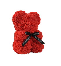 Orso Teddy rose 25cm con scatola regalo, orsetto di rose, idea regalo amore, San Valentino, Anniversario, rose eterne Orso Teddy rose 25cm con scatola regalo, orsetto di rose, idea regalo amore, San Valentino, Anniversario, rose eterne