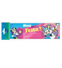 Blocchetto invito alla festa Minnie Disney - Rex Sadoch - conf. 10 inviti Blocchetto invito alla festa Minnie Disney - Rex Sadoch - conf. 10 inviti