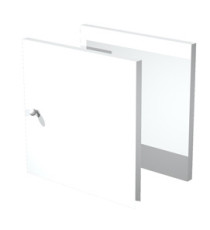 Coppia ante Rainbow - 32,2x32,1 cm - per libreria - bianco