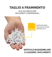 Distruggidocumenti LX 50 - a frammenti - Fellowes