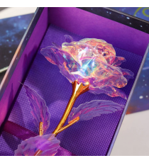 Rosa eterna galaxy arcobaleno misura 8,5x25cm, idea regalo amore, San Valentino,Anniversario, regalo romantico Rosa eterna galaxy arcobaleno misura 8,5x25cm, idea regalo amore, San Valentino,Anniversario, regalo romantico