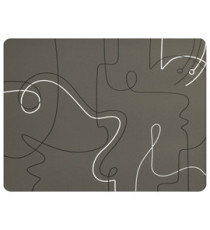 Tovagliette americana linea Linee - 41 x 31 cm - tortora - Stilcasa Tovagliette americana linea Linee - 41 x 31 cm - tortora - Stilcasa