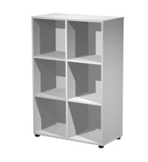 Contenitore Maxi Rainbow - 6 caselle a giorno - 80 x 40 x 120,6 cm - grigio Contenitore Maxi Rainbow - 6 caselle a giorno - 80 x 40 x 120,6 cm - grigio