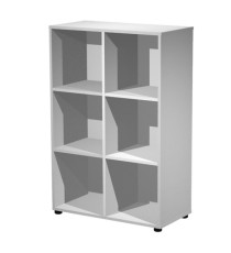 Contenitore Maxi Rainbow - 6 caselle a giorno - 80 x 40 x 120,6 cm - grigio