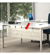 Controventatura metallica Easy Plus - per scrivania L 160 cm - 148 x 30 cm - bianco Controventatura metallica Easy Plus - per scrivania L 160 cm - 148 x 30 cm - bianco