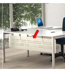 Controventatura metallica Easy Plus - per scrivania L 180 cm - 168 x 30 cm - bianco Controventatura metallica Easy Plus - per scrivania L 180 cm - 168 x 30 cm - bianco