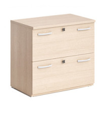 Classificatore Agorà - 2 cassetti - per cartelle sospese - 80 x 46 x 73 cm - rovere