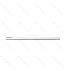 Lampada led per armadio con sensore 1,5W 132lm luce naturale 4000k con batteria ricaricabile, in alluminio L300xW40xH9mm