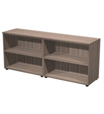 Coppia mobili bassi Elegance - 180 x 45,3 x 75 cm - noce toscano