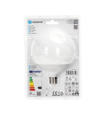Lampadina led G120 20W attacco E27 ,2060 LUMEN,4000K luce naturale,misura D120xH157mm Equivalenza lampada incandescente: 129W Lampadina led G120 20W attacco E27 ,2060 LUMEN,4000K luce naturale,misura D120xH157mm Equivalenza lampada incandescente: 129W
