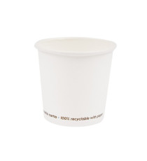 Bicchiere in carta - 75 ml - bianco - Signor Bio - conf. 50 pezzi Bicchiere in carta - 75 ml - bianco - Signor Bio - conf. 50 pezzi