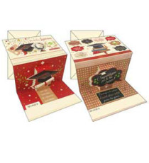 Biglietto auguri Laurea - 4 soggetti assortiti - Kartos Biglietto auguri Laurea - 4 soggetti assortiti - Kartos