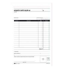 Blocco acquisto valori bollati - 50/50 fogli autoricalcanti - 23 x 15cm - Edipro