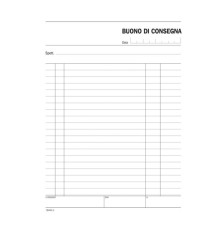 Blocco buoni consegna - 148 x 215 mm - 100 fg - DU164420000 - Data Ufficio Blocco buoni consegna - 148 x 215 mm - 100 fg - DU164420000 - Data Ufficio