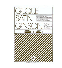 Blocco carta lucida satinata per disegno manuale - A3 - 50 fogli - 90gr - Canson Blocco carta lucida satinata per disegno manuale - A3 - 50 fogli - 90gr - Canson