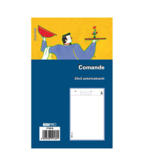 Blocco comande - 25/25/25 fogli autoricalcanti - 17 x 9,9cm - Edipro Blocco comande - 25/25/25 fogli autoricalcanti - 17 x 9,9cm - Edipro
