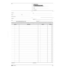 Blocco copia commissioni - uso mano - 29,7 x 21cm - 100 fogli - Edipro Blocco copia commissioni - uso mano - 29,7 x 21cm - 100 fogli - Edipro