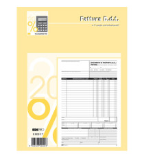 Blocco DDT/fattura - 3 copie autoricalcanti - 29,7 x 22cm - 33 fogli - Edipro