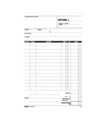 Blocco fatture 1 aliquota Iva - 50/50 fogli autoricalcanti - 23 x 15cm - Edipro