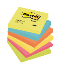 Blocco foglietti Colori Energy - 654-TFEN - 76 x 76 mm - 72 gr - colori assortiti - 100 fogli - Post it® Blocco foglietti Colori Energy - 654-TFEN - 76 x 76 mm - 72 gr - colori assortiti - 100 fogli - Post it®