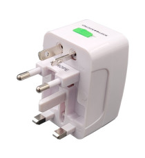 Adattatore da viaggio universale - bianco - MKC Melchioni Adattatore da viaggio universale - bianco - MKC Melchioni