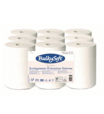 Asciugamani in rotolo Premium - Mini - 2 veli - goffratura micro - 19 gr - diametro 13 cm - 21,5 cm x 60 mt - bianco - B Asciugamani in rotolo Premium - Mini - 2 veli - goffratura micro - 19 gr - diametro 13 cm - 21,5 cm x 60 mt - bianco - B