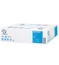Asciugamani piegati a W Dry Tech - 2 veli - 18 gr - goffratura a onda - 20,3 x 32 cm - bianco - Papernet - conf. 100 pez Asciugamani piegati a W Dry Tech - 2 veli - 18 gr - goffratura a onda - 20,3 x 32 cm - bianco - Papernet - conf. 100 pez