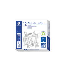 Astuccio 12 Mine Mars Micro - mina 0,7mm - gradazione H - Staedtler - conf. 12 astucci Astuccio 12 Mine Mars Micro - mina 0,7mm - gradazione H - Staedtler - conf. 12 astucci