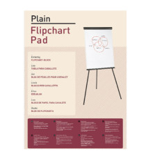 Blocco per lavagna - 20 fogli - 65 x 98 cm - bianco - Starline Blocco per lavagna - 20 fogli - 65 x 98 cm - bianco - Starline