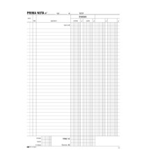 Blocco prima nota cassa - 50/50 fogli autoricalcanti - 31 x 21cm - Edipro