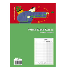 Blocco prima nota cassa - uso mano - 31 x 21cm - 100 fogli - Edipro