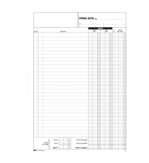Blocco prima nota cassa entrate/uscite - 50/50 fogli autoricalcanti - 31 x 21cm - Edipro