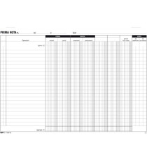 Blocco prima nota cassa/banca - 50/50 fogli autoricalcanti - 22 x 30cm - Edipro Blocco prima nota cassa/banca - 50/50 fogli autoricalcanti - 22 x 30cm - Edipro