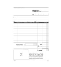 Blocco registro onorari/fatture ricevute sanitarie - 50/50 copie numerate autoricalcanti - 21,5 x 14,8 cm - DU16547N000 Blocco registro onorari/fatture ricevute sanitarie - 50/50 copie numerate autoricalcanti - 21,5 x 14,8 cm - DU16547N000