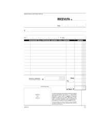 Blocco registro onorari/fatture ricevute sanitarie - 50/50 copie numerate autoricalcanti - 21,5 x 14,8 cm - DU16547N000 Blocco registro onorari/fatture ricevute sanitarie - 50/50 copie numerate autoricalcanti - 21,5 x 14,8 cm - DU16547N000