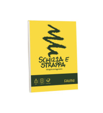 Blocco Schizza & Strappa - A5 - 150 x 210mm - 50gr - 150 fogli - Favini Blocco Schizza & Strappa - A5 - 150 x 210mm - 50gr - 150 fogli - Favini
