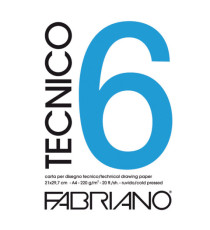 Blocco Tecnico 6 - 25x35cm - 20 fogli - 240gr - liscio - Fabriano Blocco Tecnico 6 - 25x35cm - 20 fogli - 240gr - liscio - Fabriano