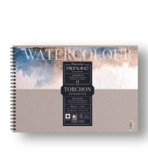 Blocco Watercolour Torchon - 21x29,7cm - 12 fogli - 300gr - spiralato - Fabriano Blocco Watercolour Torchon - 21x29,7cm - 12 fogli - 300gr - spiralato - Fabriano