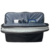 Borsa sleeve Kosmo - 3 scomparti - 41 x 31 x 5 cm - tessuto - nero - City Time Borsa sleeve Kosmo - 3 scomparti - 41 x 31 x 5 cm - tessuto - nero - City Time