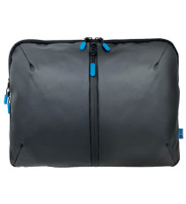 Borsa sleeve Kosmo - 3 scomparti - 41 x 31 x 5 cm - tessuto - nero - City Time Borsa sleeve Kosmo - 3 scomparti - 41 x 31 x 5 cm - tessuto - nero - City Time