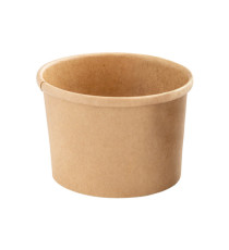 Bowl per zuppe monouso - 360 ml - cartoncino - avana - Signor Bio - conf. 25 pezzi Bowl per zuppe monouso - 360 ml - cartoncino - avana - Signor Bio - conf. 25 pezzi