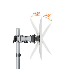 Braccio porta monitor Select 5095-23 - per 2 monitor - Durable