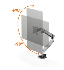 Braccio porta monitor Select Plus 5096-23 - per 1 monitor - Durable