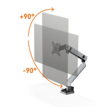 Braccio porta monitor Select Plus 5096-23 - per 1 monitor - Durable