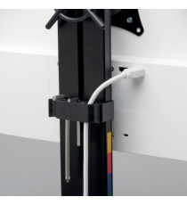 Braccio salvaspazio per monitor doppio SmartFit - nero - Kensington