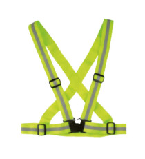 Bretella alta visibilità Cross Belt - regolabile - taglia unica - giallo fluo - WoWow